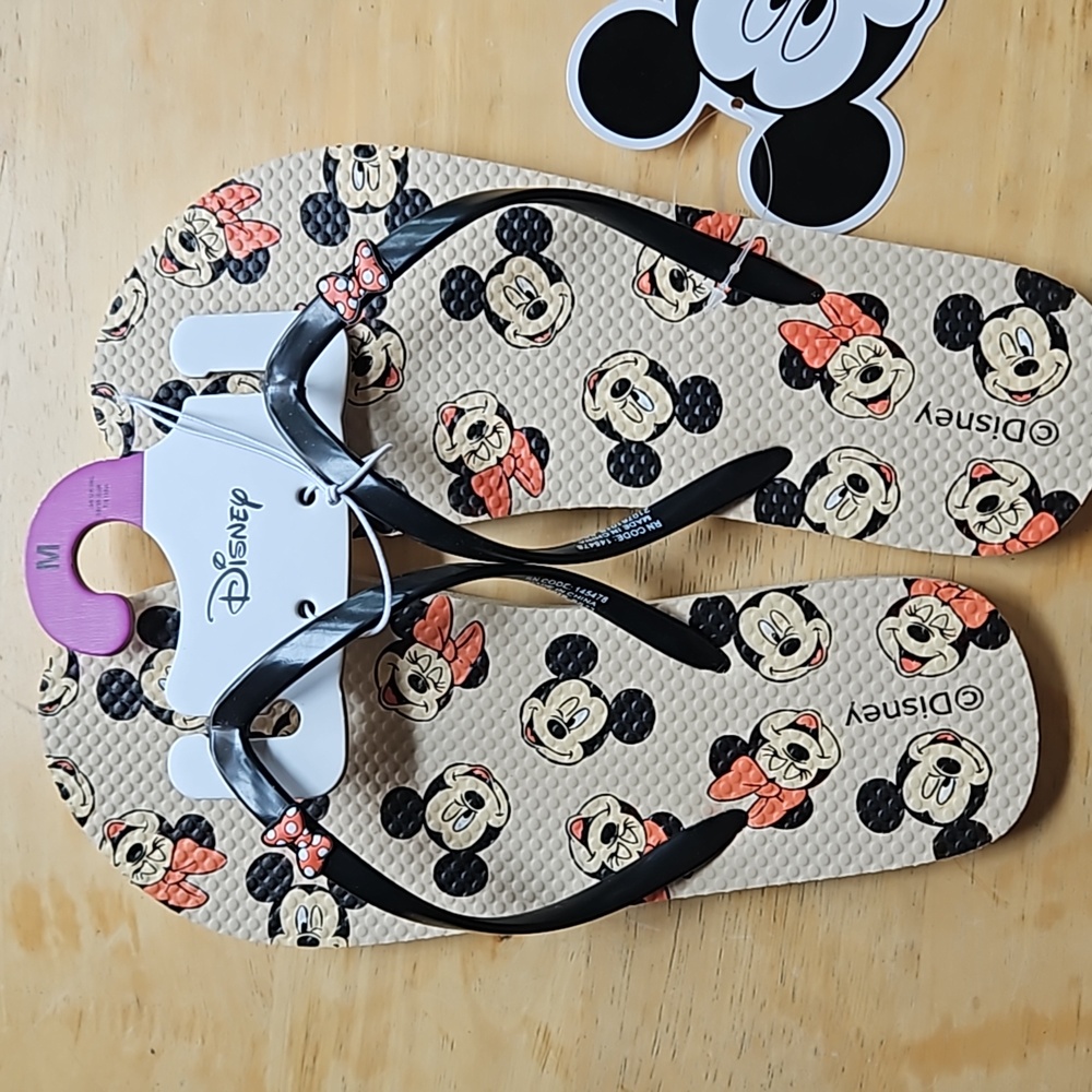 MICKEY AND MINNIE FLIP FLOPS